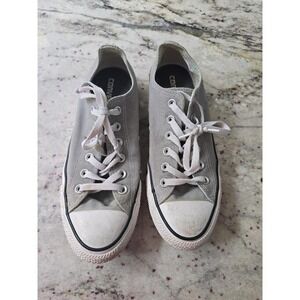Gray unisex low Converse size W9 M7